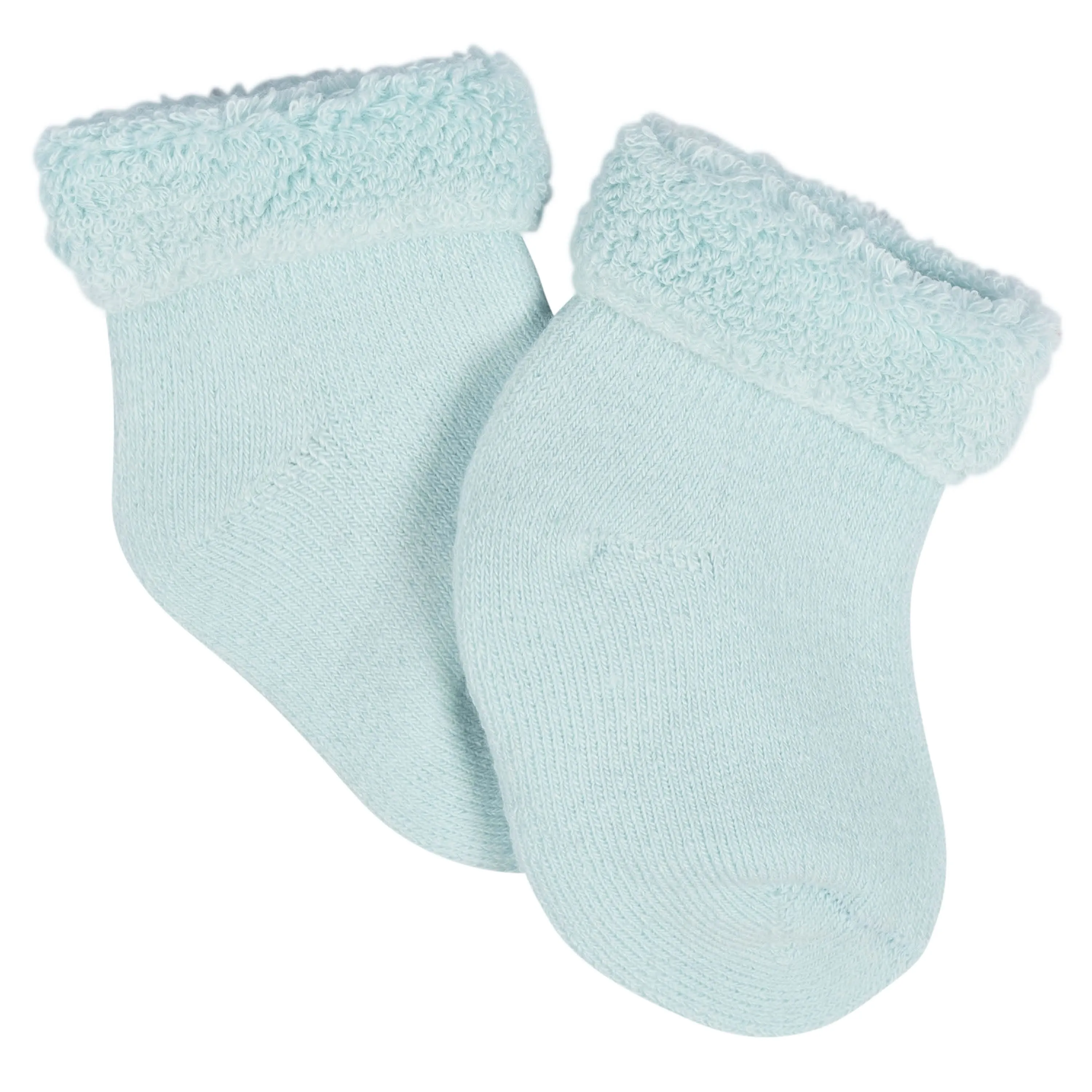 12-Pack Baby Girls Lavender Garden Terry Wiggle Proof® Socks