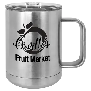 15 oz. Stainless Steel Coffee Mug