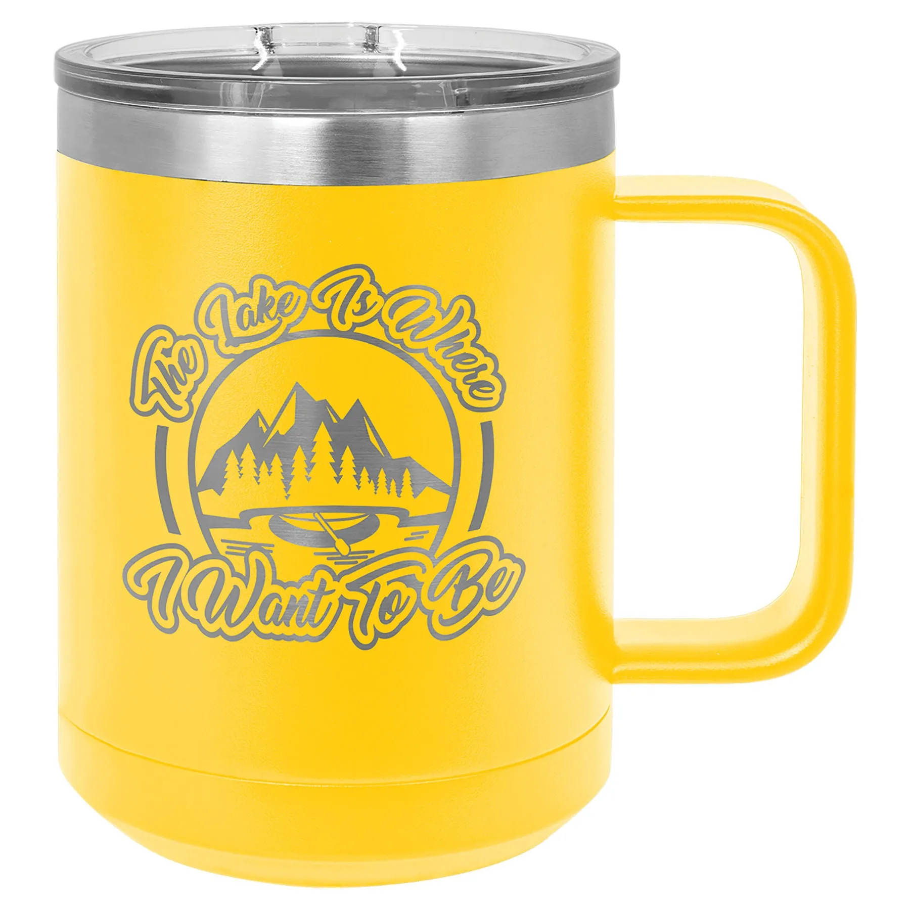 15 oz. Stainless Steel Coffee Mug