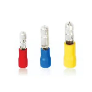AIRNIX TERMINAL MPD 2-156 BLUE MALE BULLET DISCONNECT, CRIMP, PVC INSULATED