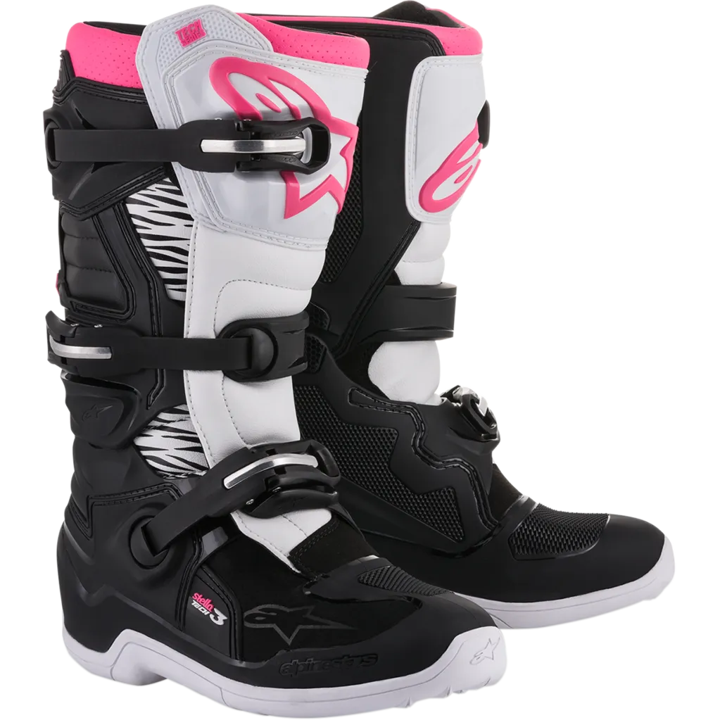 ALPINESTARS BOOT 4W TECH 3 BK/WT/PK