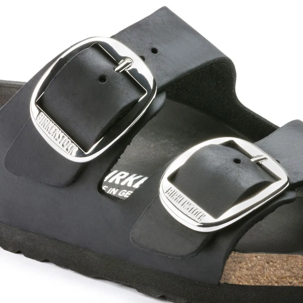 Arizona Big Buckle -  Black Oiled Leather||Arizona grosses boucles - Cuir huilé noir