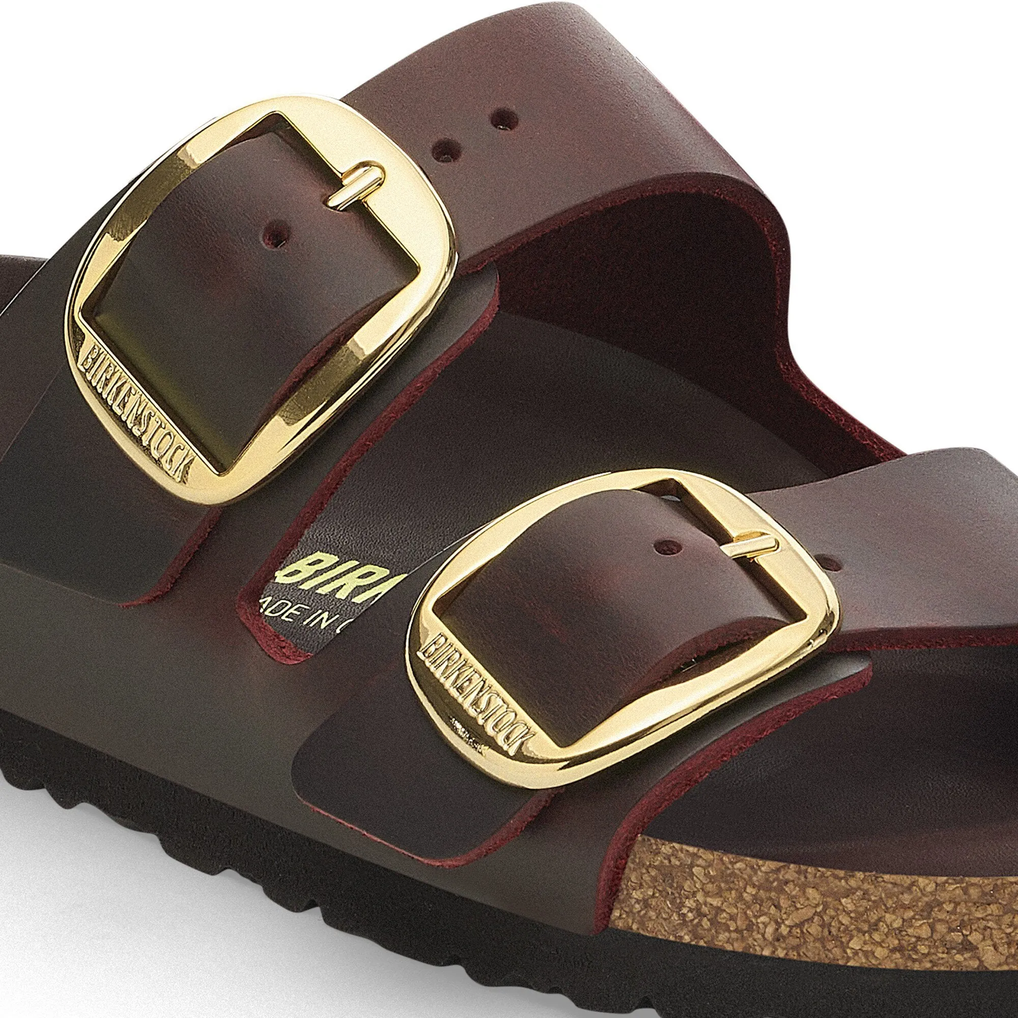 Arizona Big Buckle -  Zinfandel Oiled Leather||Arizona grosses boucles - Cuir huilé zinfandel