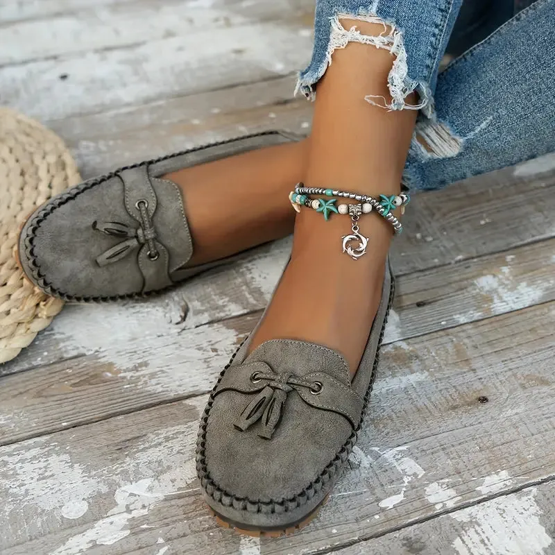 Aurora - Orthopedic Bow Loafers