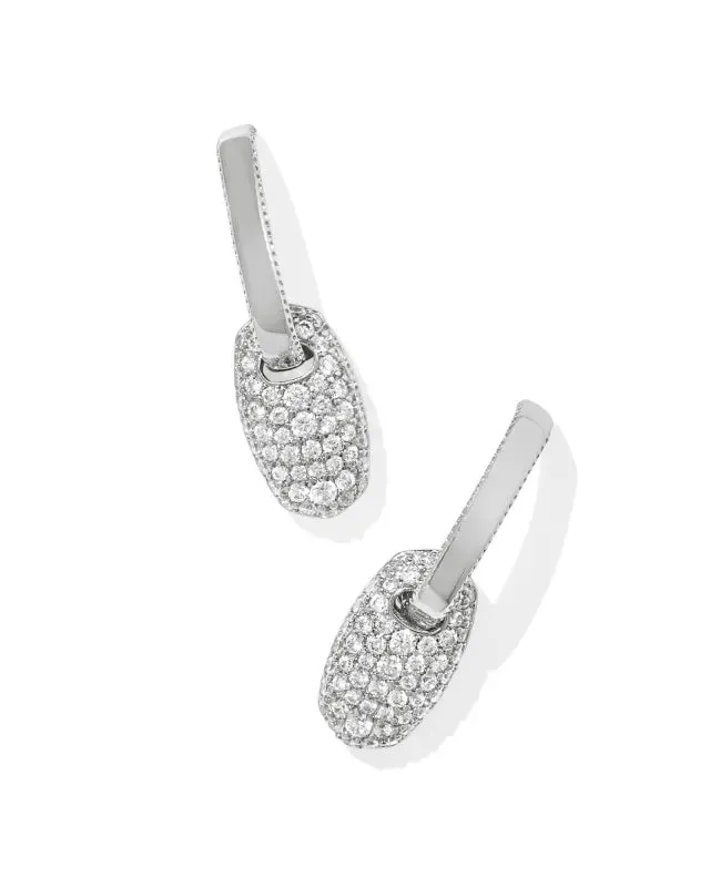 Bailey Pave Huggie Earring