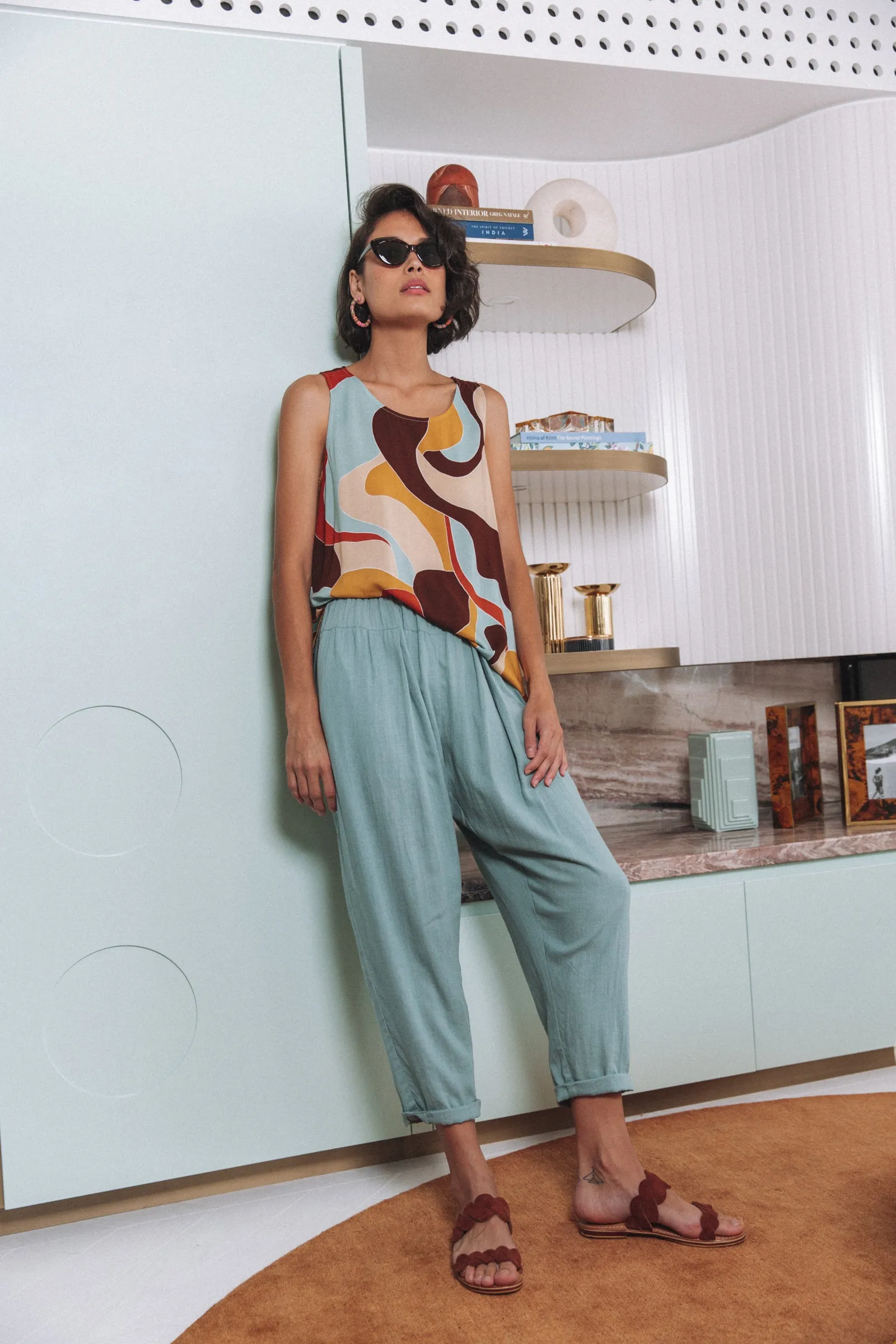 Belize relaxed Pant in Mineral by Haven
