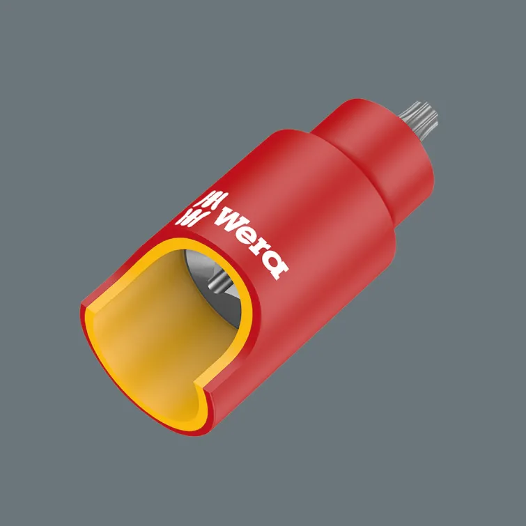 Belt B VDE 1 Zyklop bit socket set TORXÂ® / hexagonal socket with holding function, 3/8" drive
