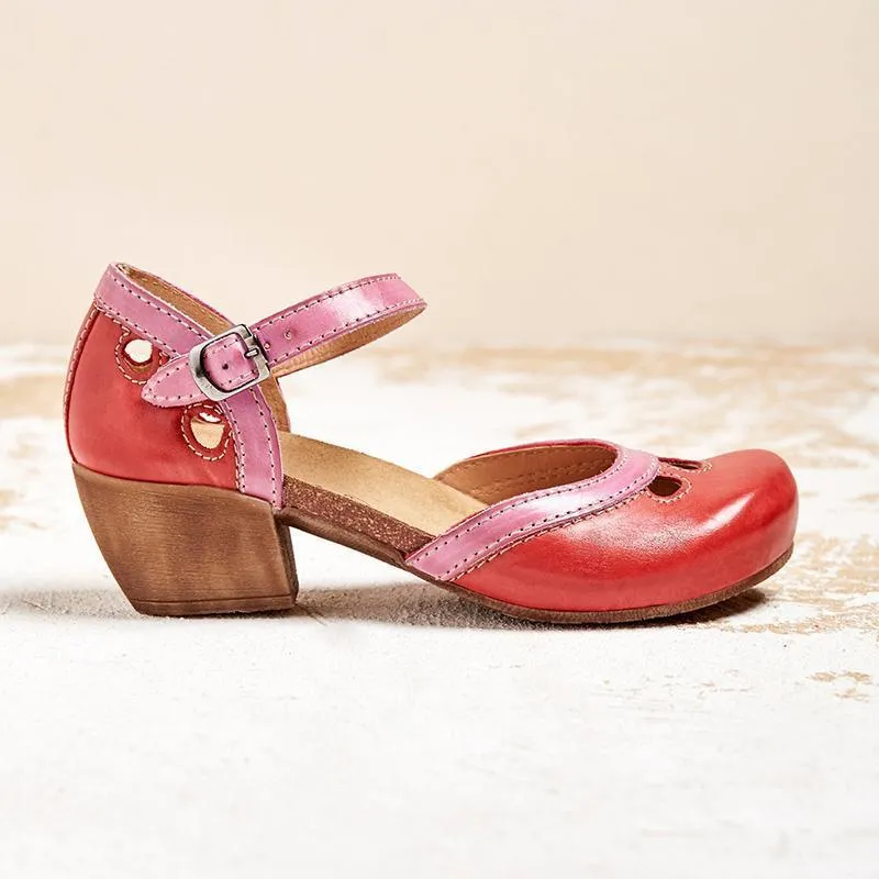 BIANCA | ORTHOPAEDIC SANDALS WITH LOW HEEL