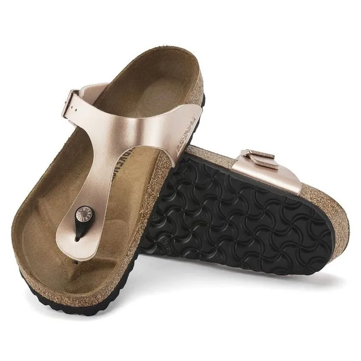 BIRKENSTOCK- GIZAH METALLIC BIRKO-FLOR SANDAL