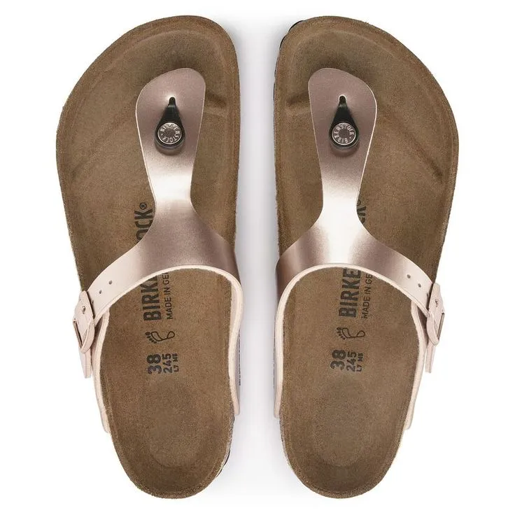 BIRKENSTOCK- GIZAH METALLIC BIRKO-FLOR SANDAL