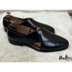 Black Peshawari Sandals