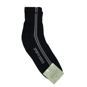 Black Sport Socks (Pair) AS51 | Size 7-11
