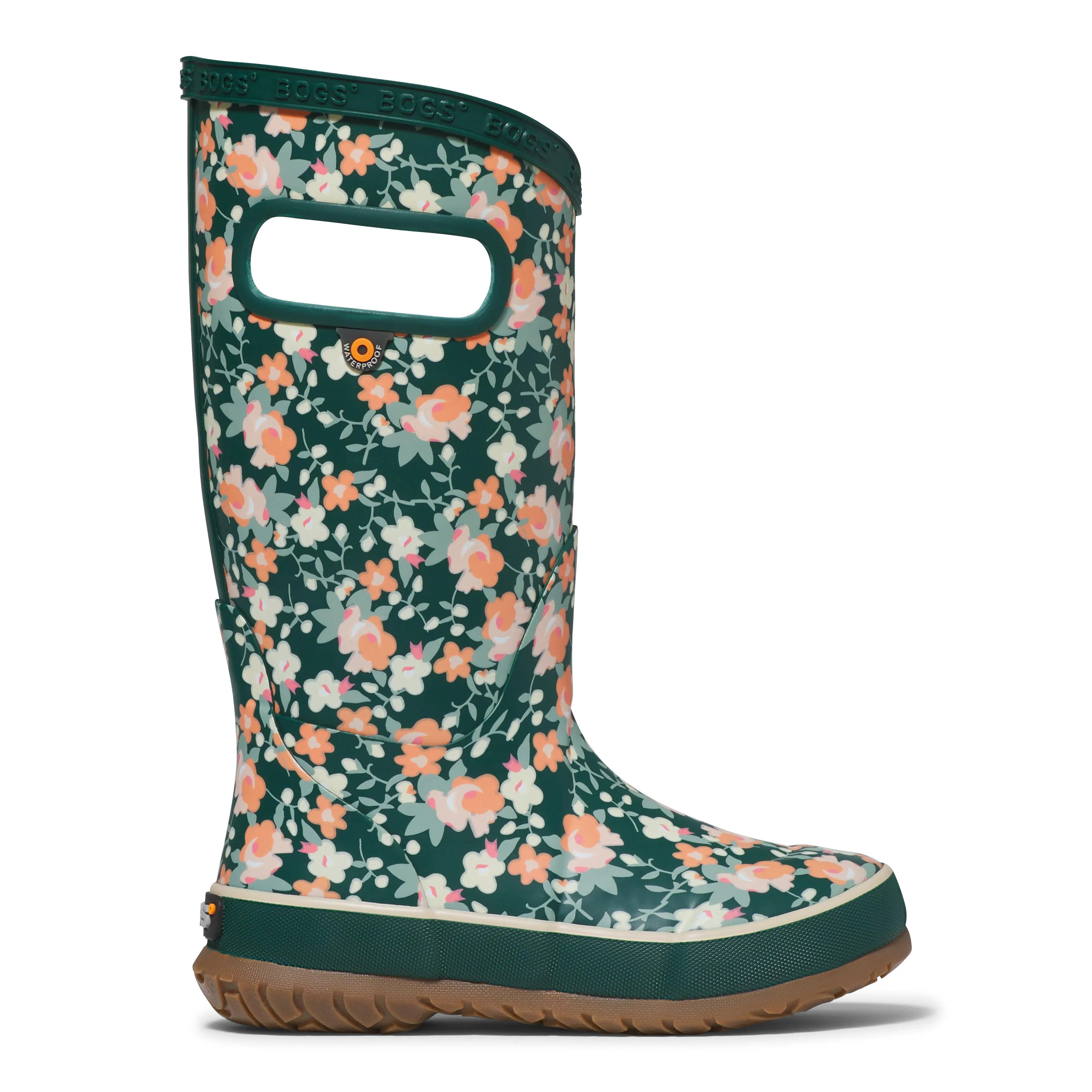 Bogs Rainboot - Small Floral Emerald