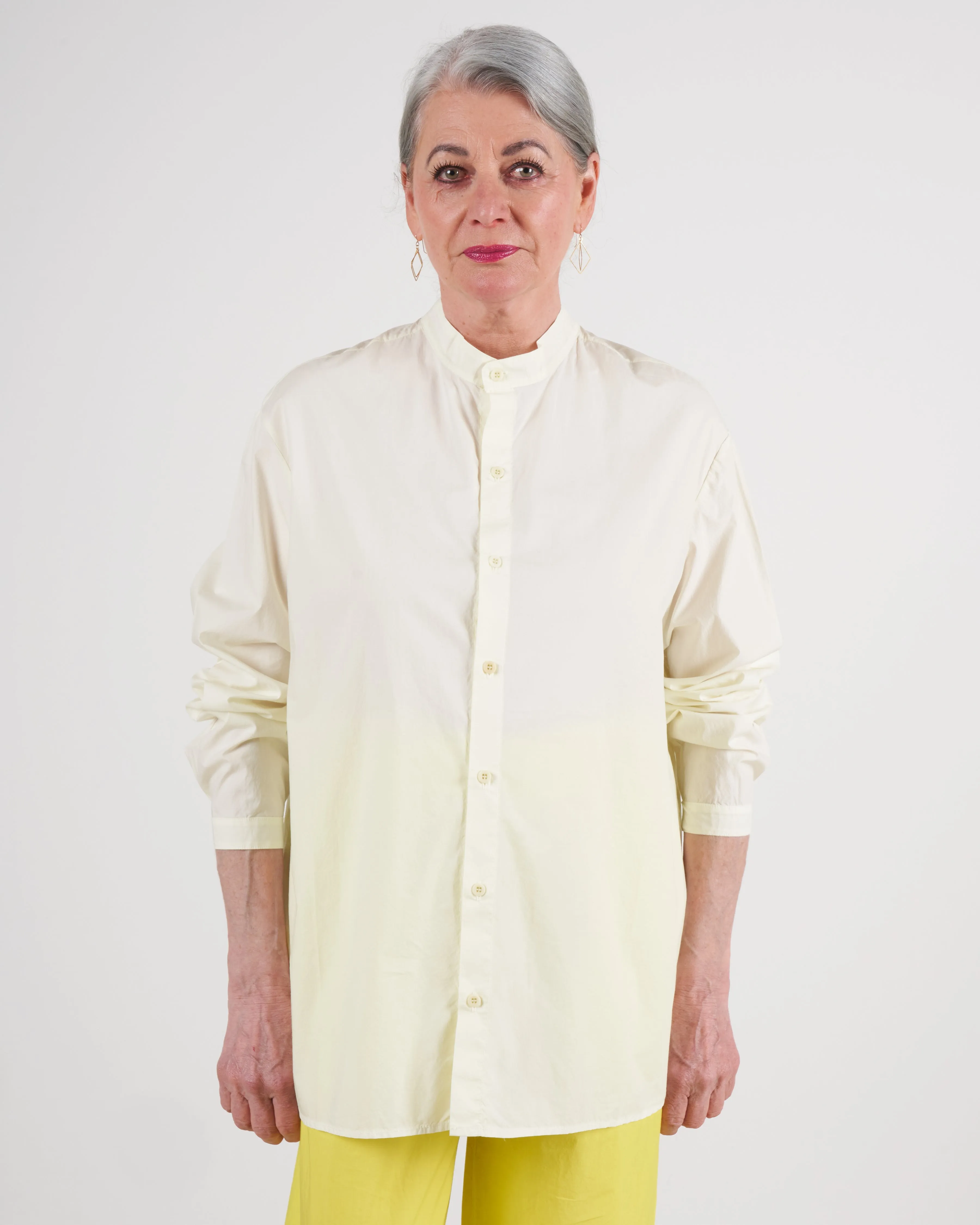 camicia clean top - jade