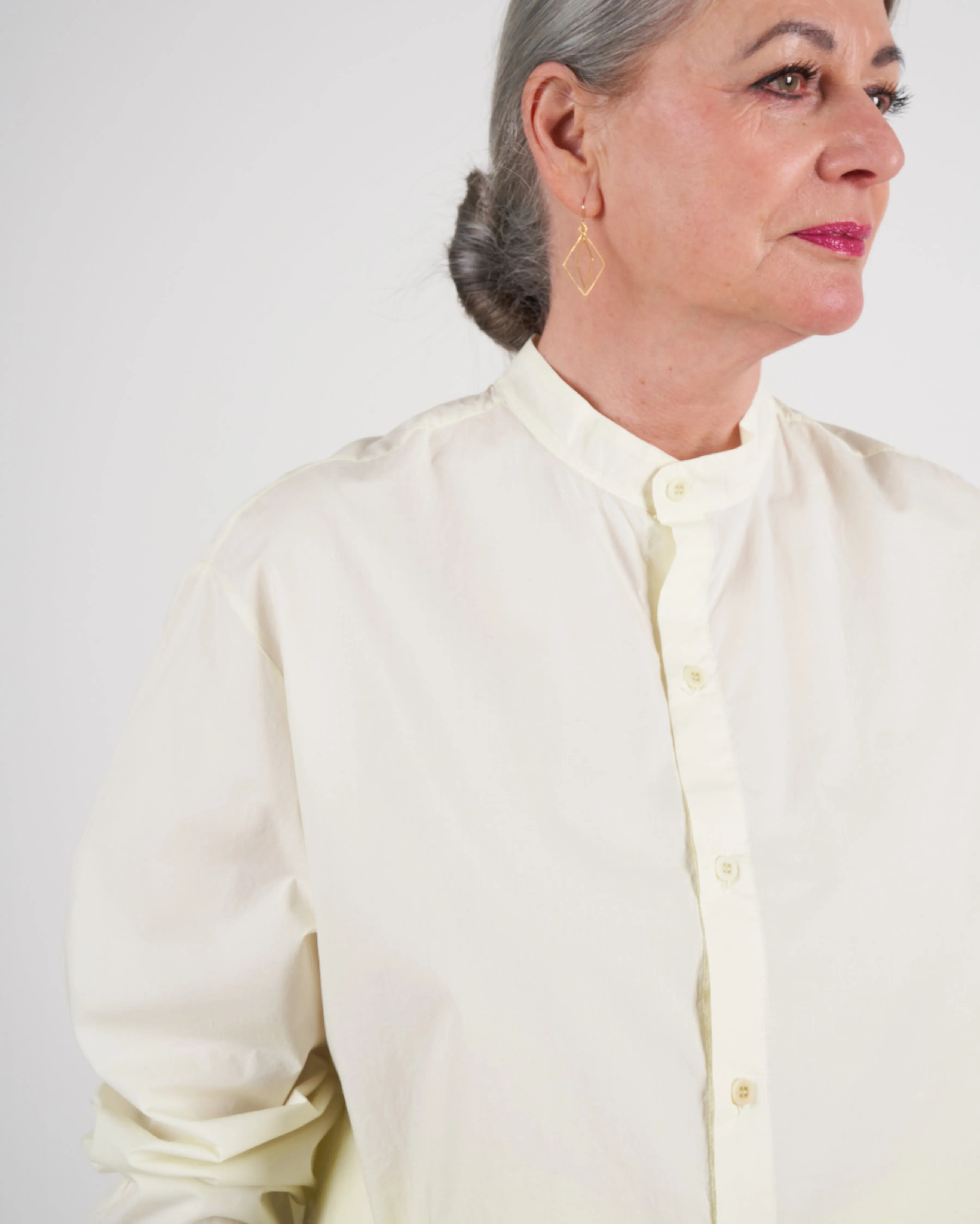 camicia clean top - jade