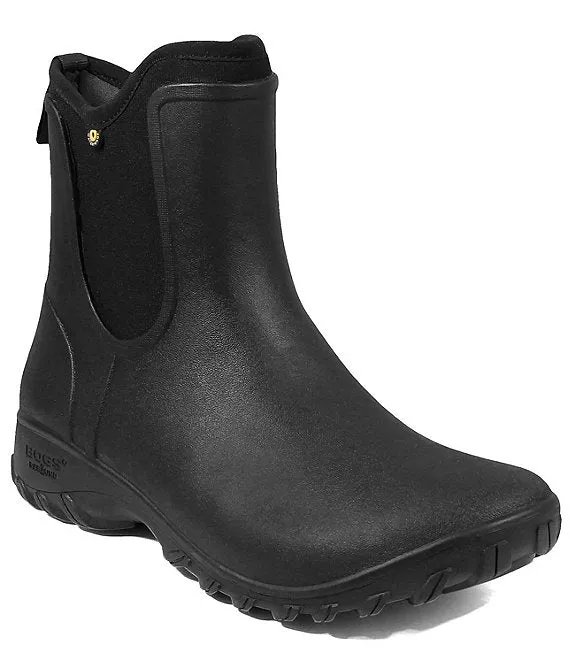 CL72203-6-Black Boots Bogs "Sauvie" Slip On