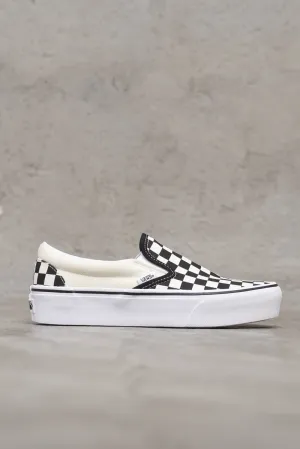 Classic Slip-On Platform - Black/White