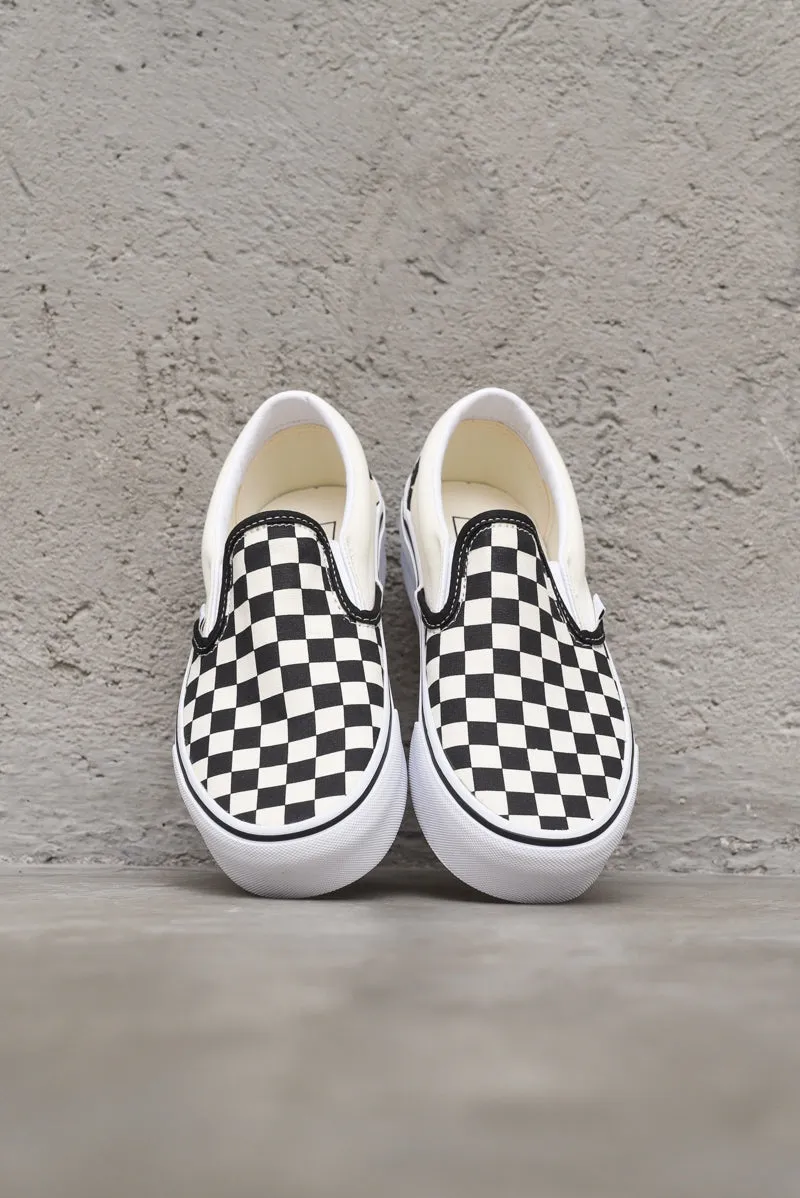 Classic Slip-On Platform - Black/White