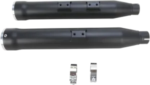 Cobra 6051B 3in. Slip-On Muffler with RacePro Tips - Black