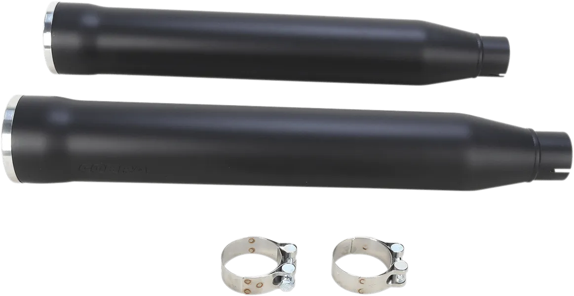 Cobra 6055B 3in. Slip-On Muffler with RacePro Tips - Black