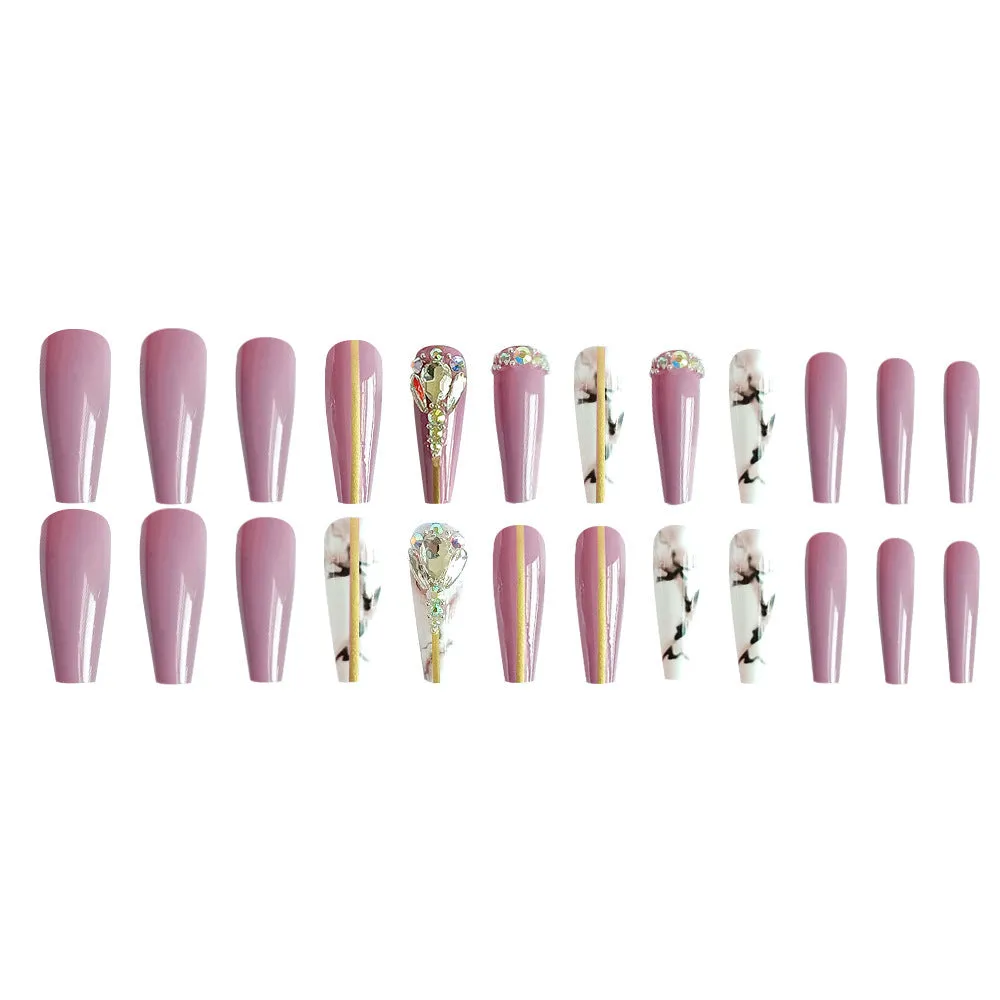Coffin shine stone rosy marble