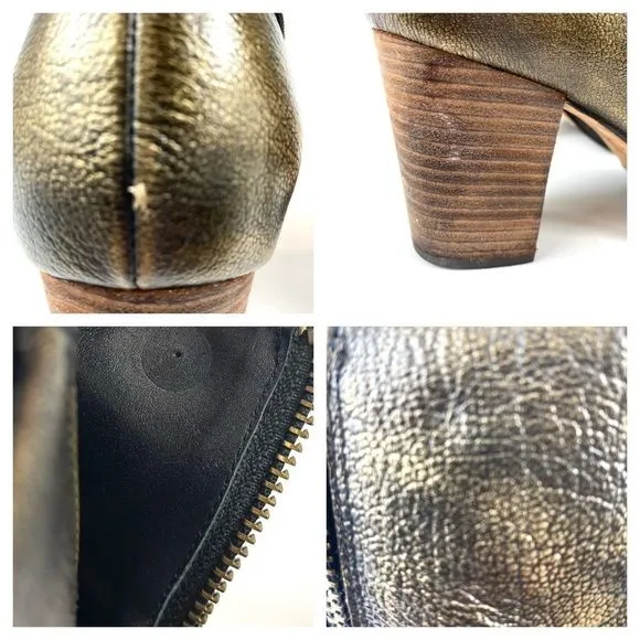 Cole Haan Nike “Cassidy” metallic leather bootie-8