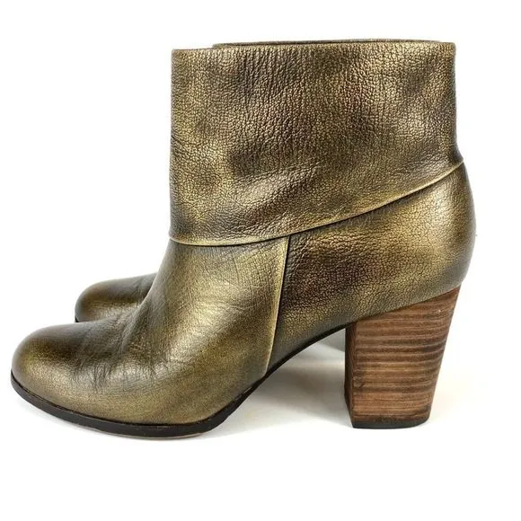 Cole Haan Nike “Cassidy” metallic leather bootie-8