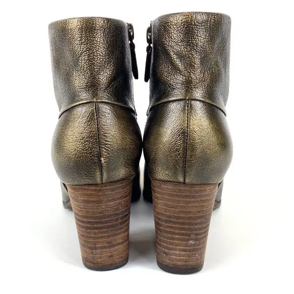 Cole Haan Nike “Cassidy” metallic leather bootie-8