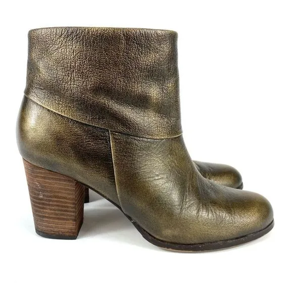 Cole Haan Nike “Cassidy” metallic leather bootie-8