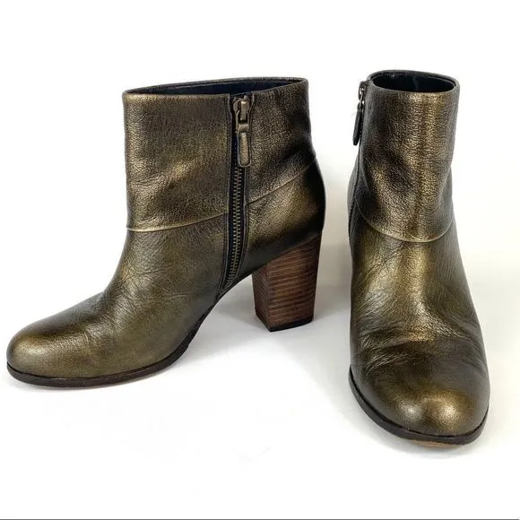 Cole Haan Nike “Cassidy” metallic leather bootie-8