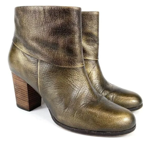 Cole Haan Nike “Cassidy” metallic leather bootie-8