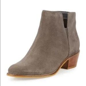 Cole Haan Abbott cutout suede booties