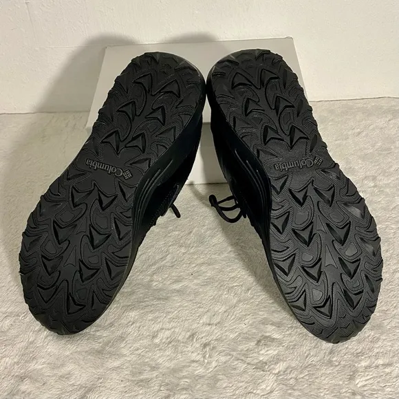 Columbia Black TrailStorm Low Waterproof Hiking Shoe Men’s Size 10.5 Wide