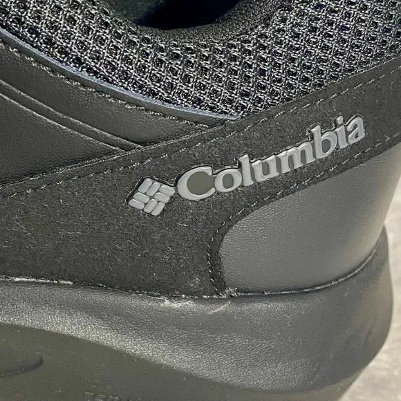 Columbia Black TrailStorm Low Waterproof Hiking Shoe Men’s Size 10.5 Wide