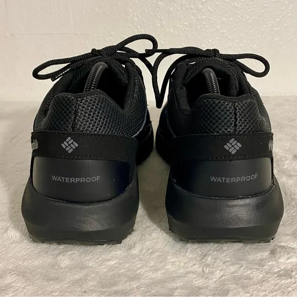 Columbia Black TrailStorm Low Waterproof Hiking Shoe Men’s Size 10.5 Wide