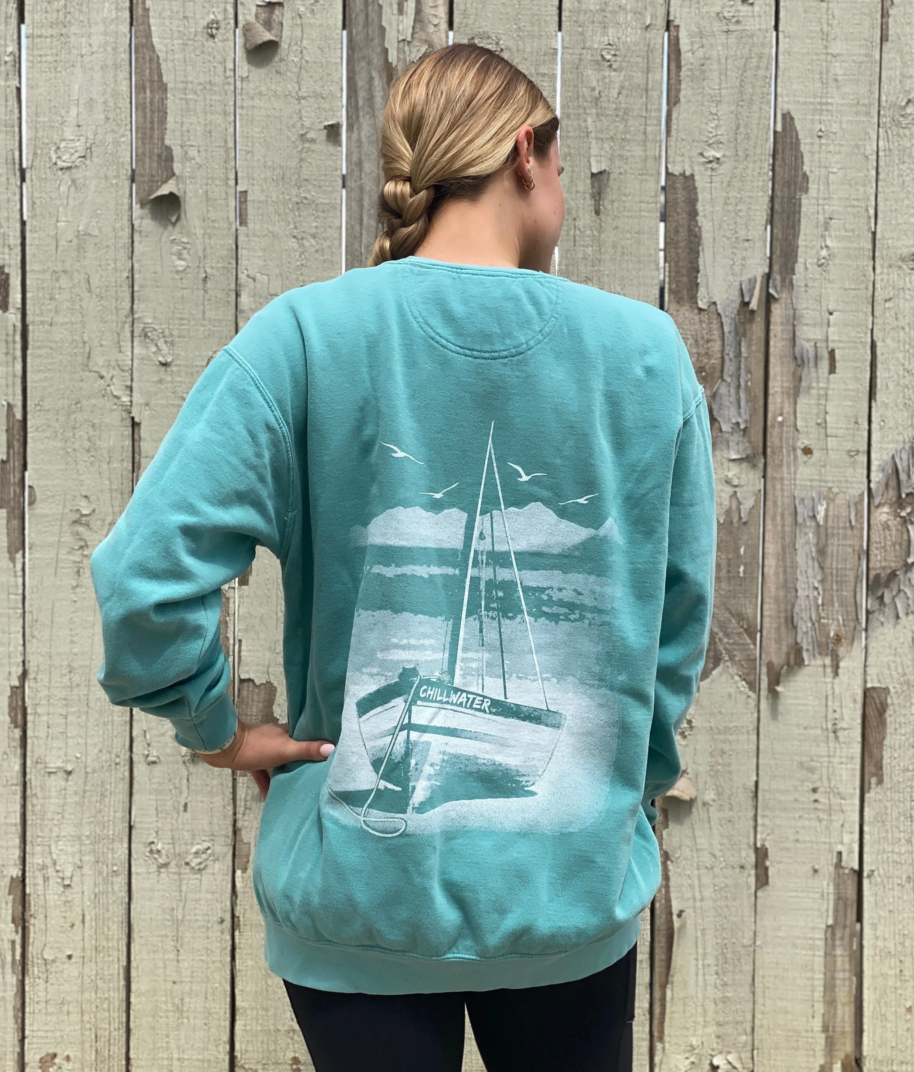 Comfort Color Sweatshirt - Beach Bound; Multiple Colors