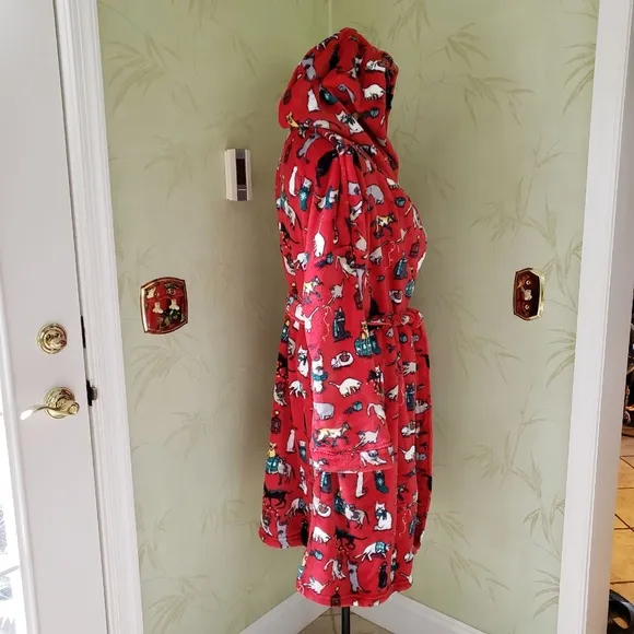 COPY - VERA BRADLEY HOLIDAY CATS MEOW ROBE:NWT CATS MEOW Ltd.Ed.  L/XL or 2X/3X