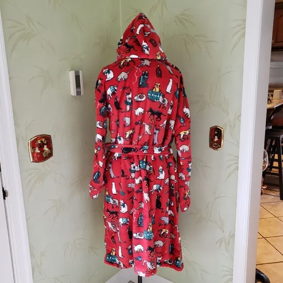COPY - VERA BRADLEY HOLIDAY CATS MEOW ROBE:NWT CATS MEOW Ltd.Ed.  L/XL or 2X/3X