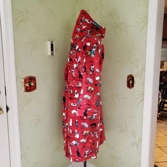 COPY - VERA BRADLEY HOLIDAY CATS MEOW ROBE:NWT CATS MEOW Ltd.Ed.  L/XL or 2X/3X