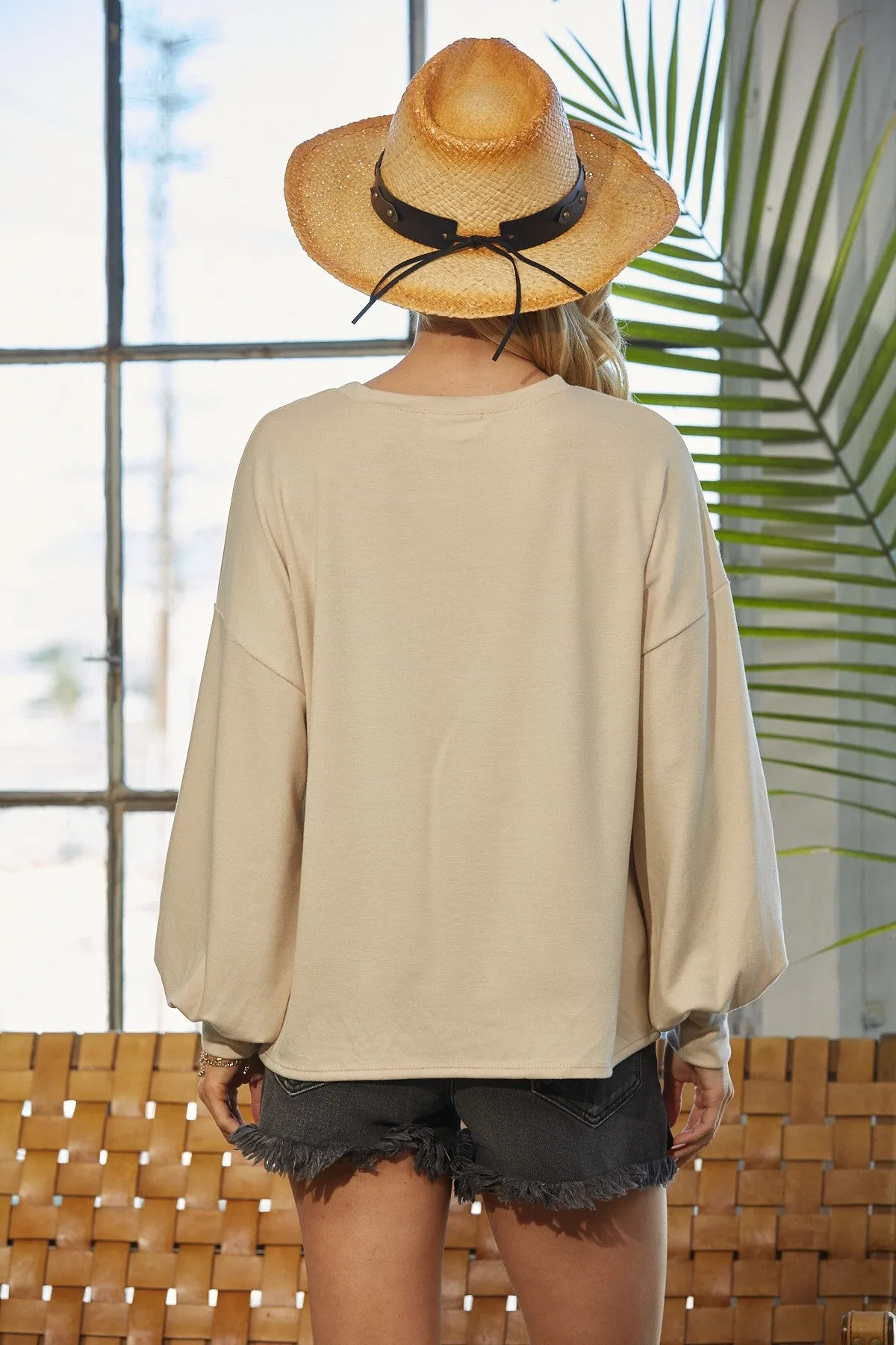 Cowboy Graphic Relaxed Top