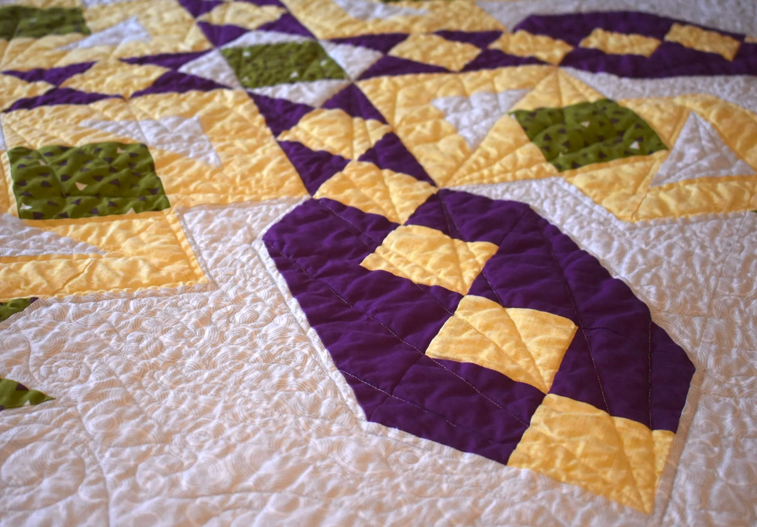 Crossed Star in Purple
