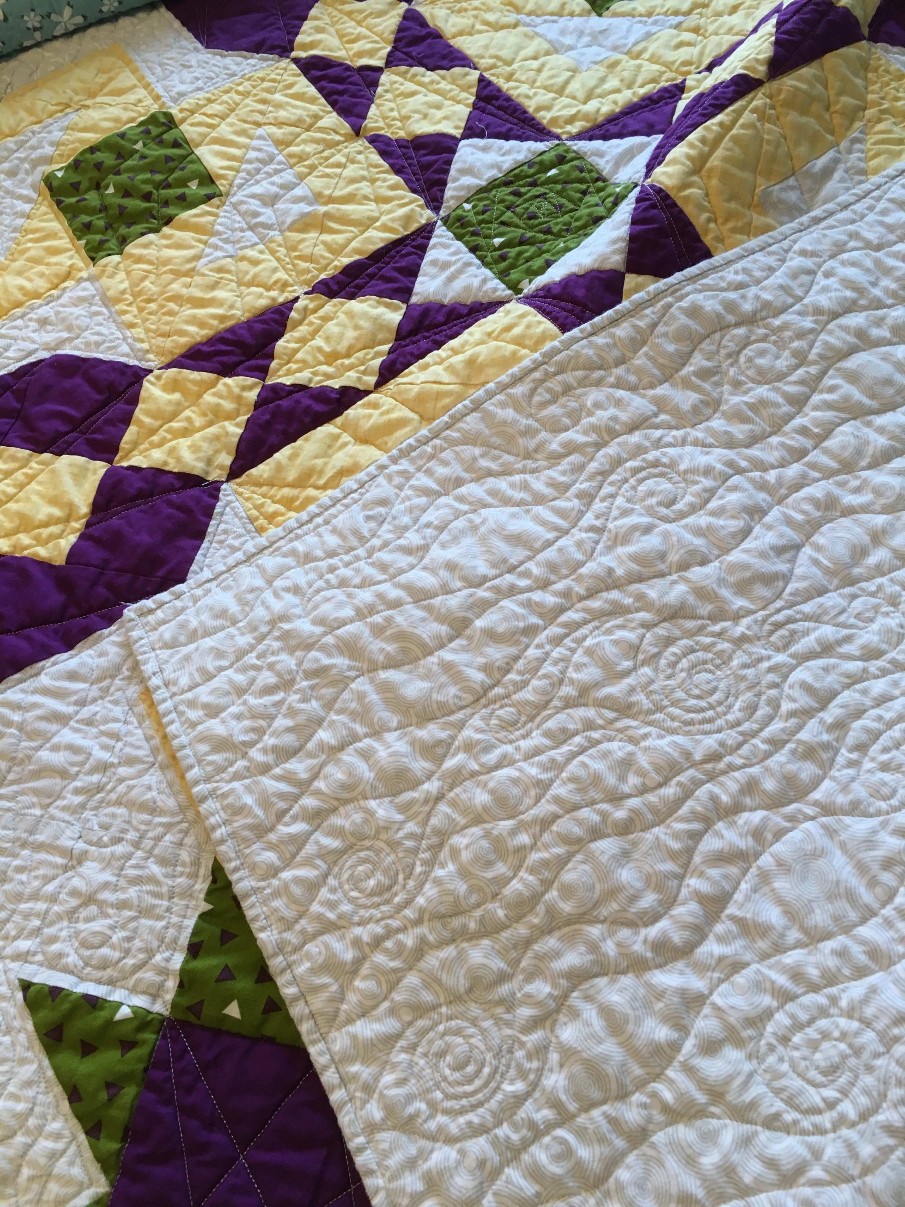 Crossed Star in Purple