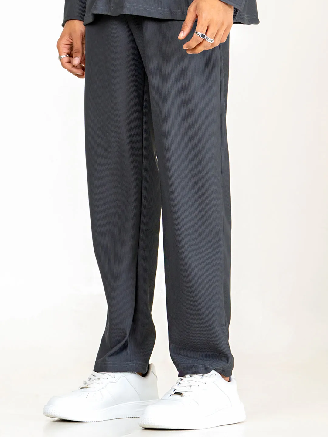 Dark Gray Cord Pant