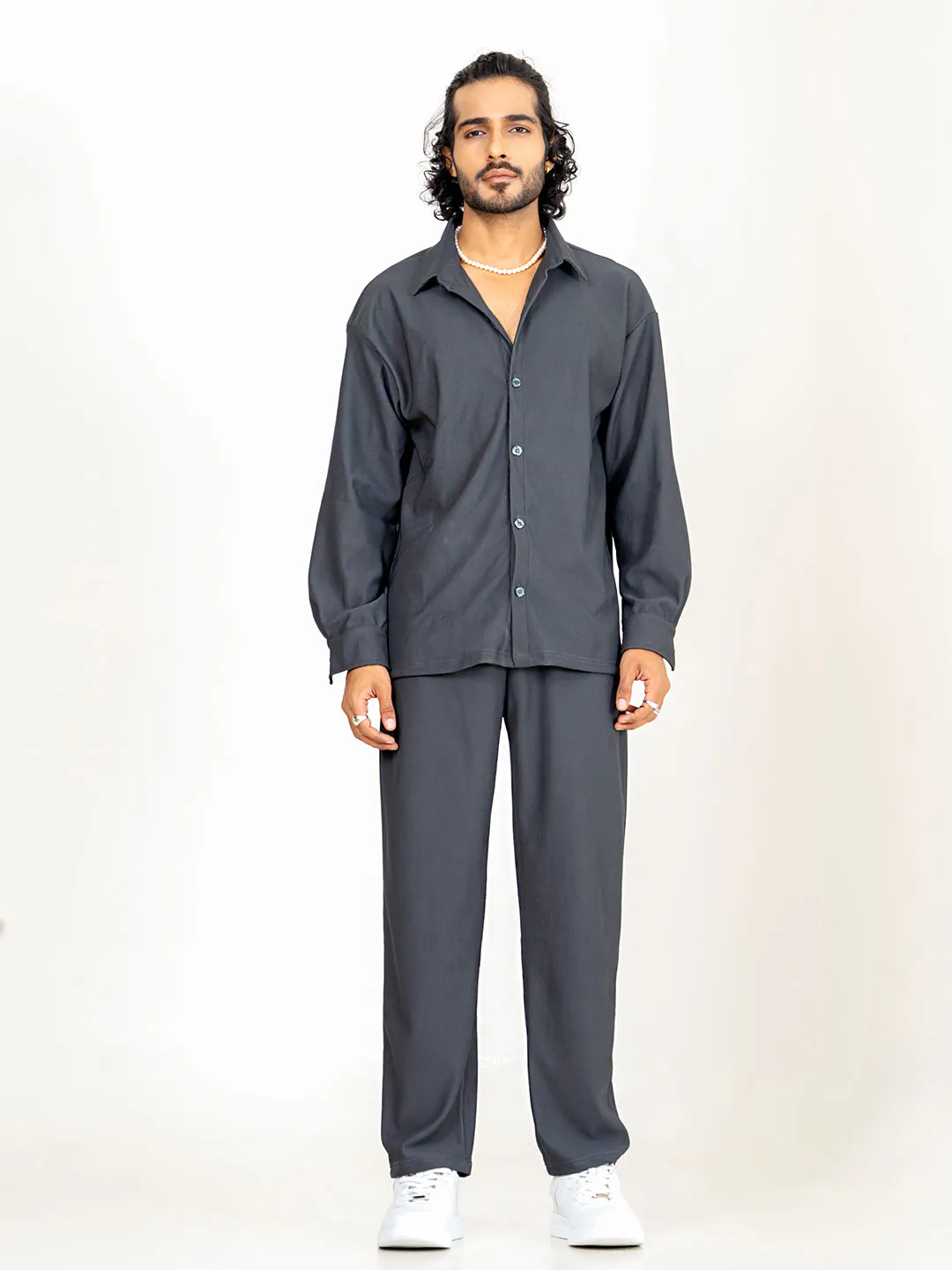 Dark Gray Cord Pant