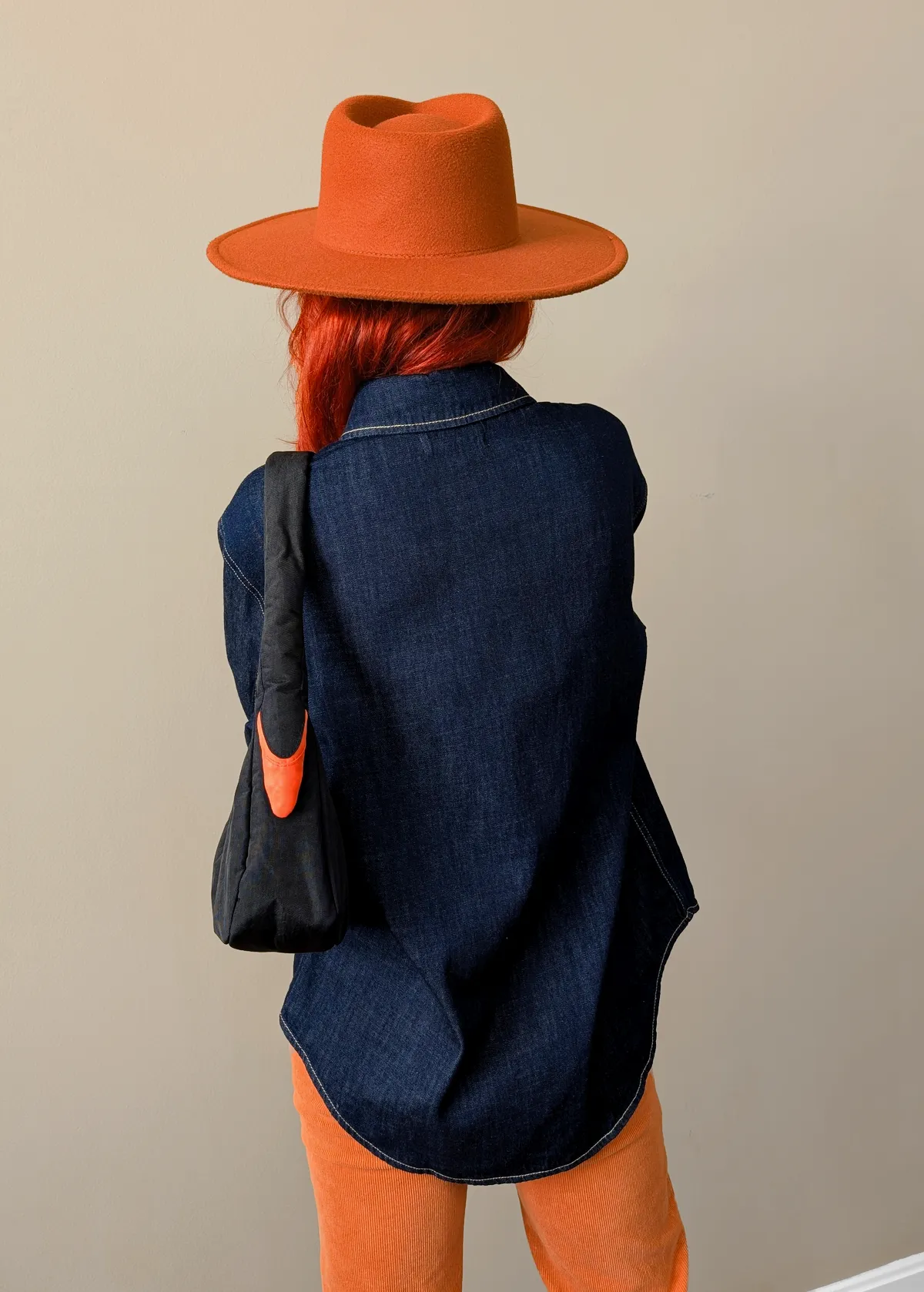 Dark Rinse Oversized Denim Shirt