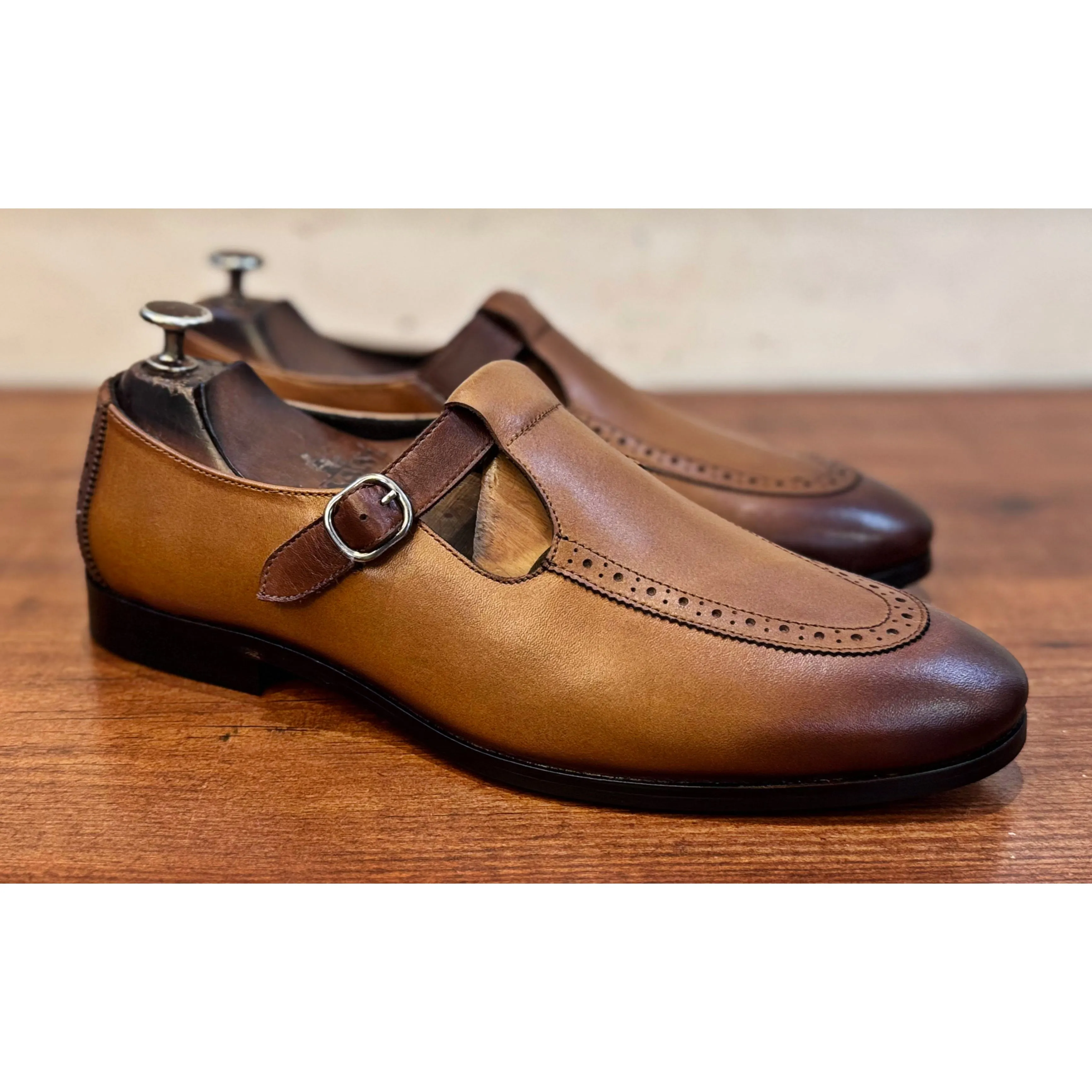 Eden Tan Sandals Calf