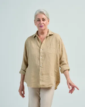 eileen relaxed button-up shirt