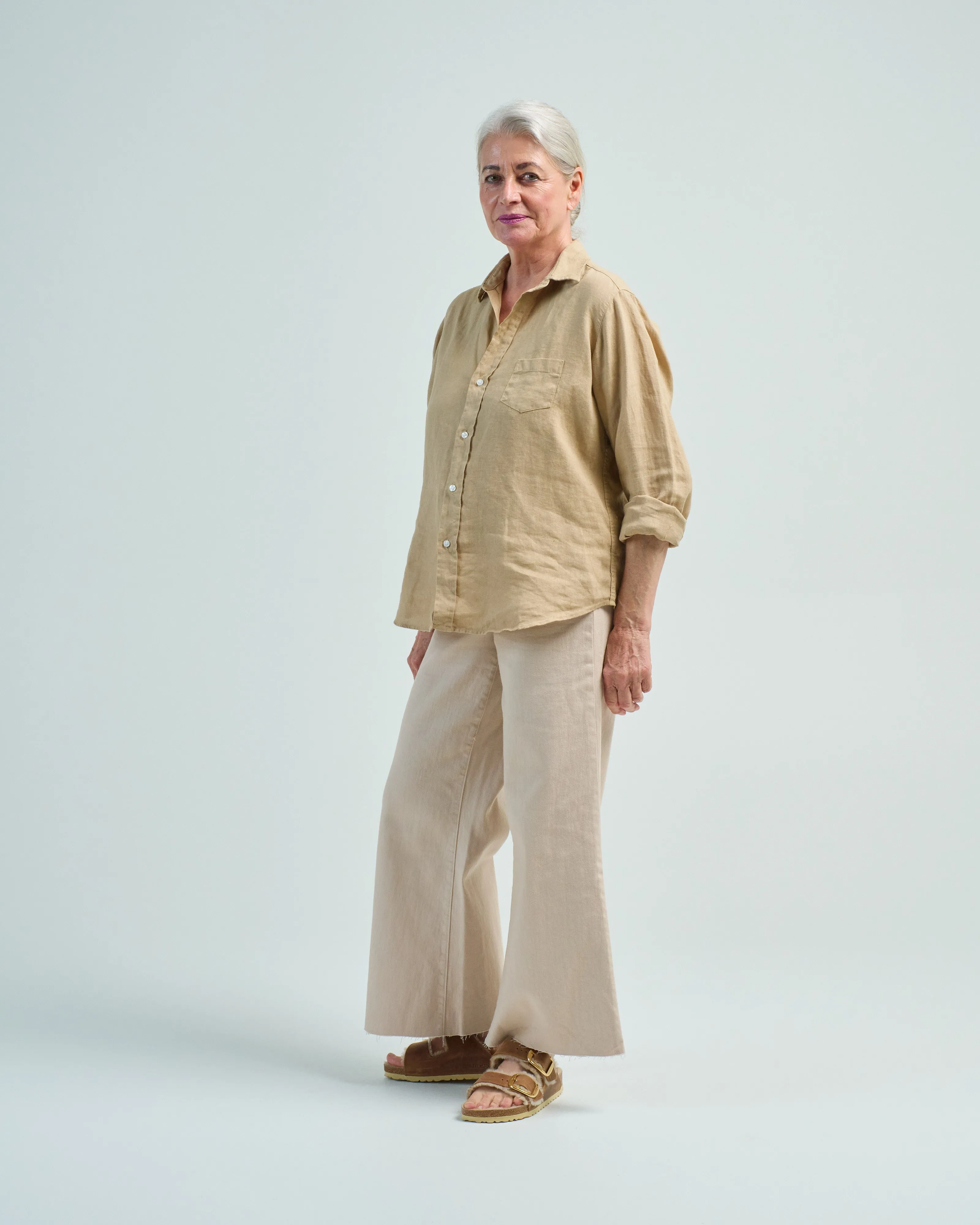 eileen relaxed button-up shirt