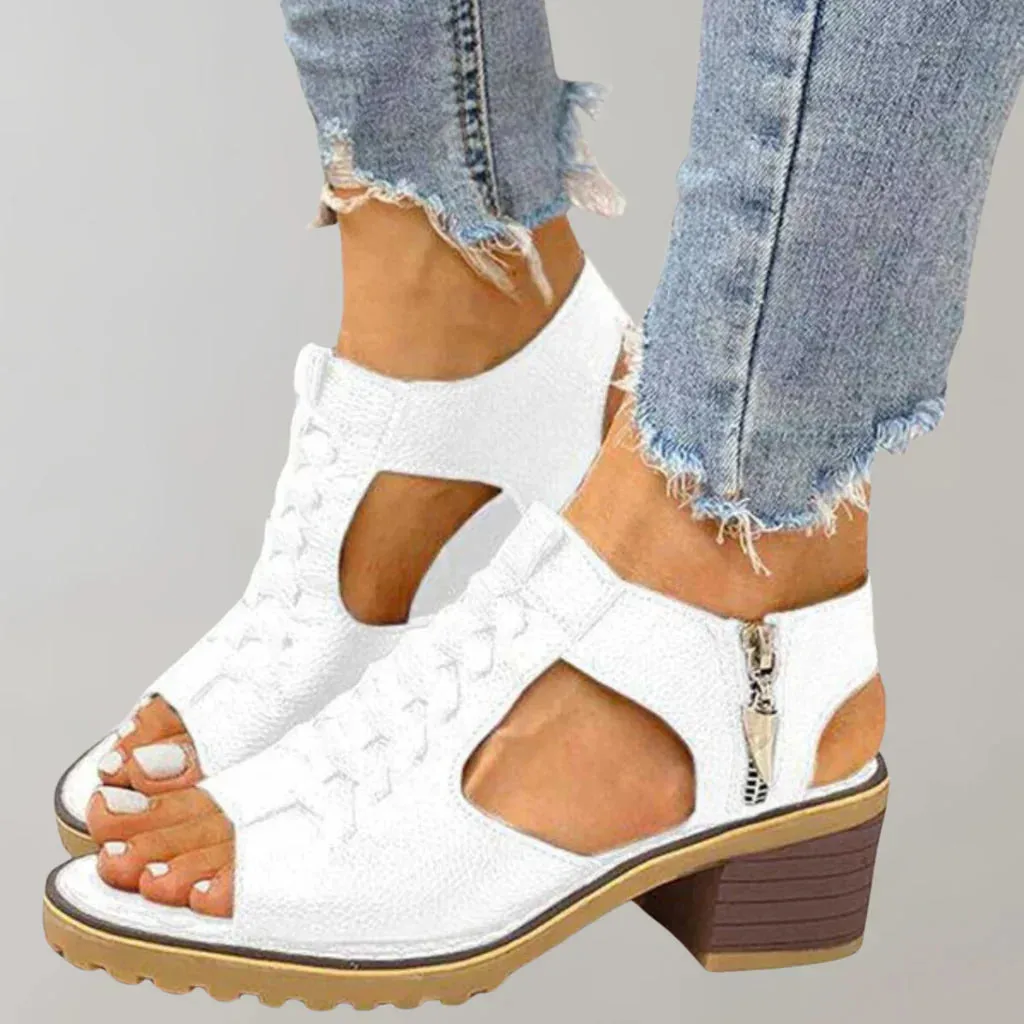 Elegant Orla Heeled Orthopedic Sandals | Stylish Comfort with Arch Support | Durable & Chic