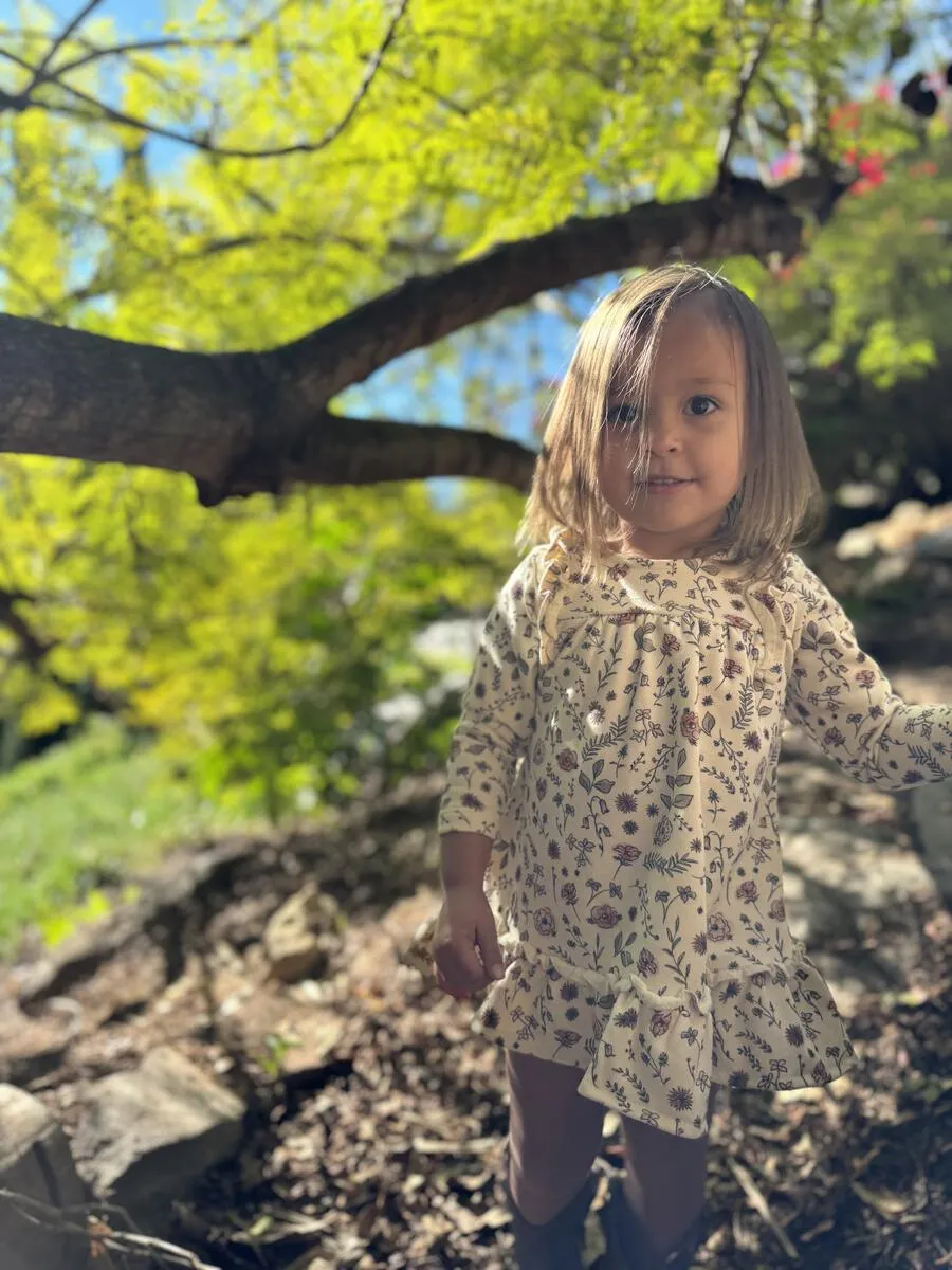 ettie   h Aswen Long Sleeve Dress (Floral)